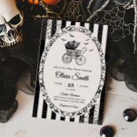 Baby shower d'Halloween de transport gothique