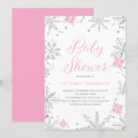 Baby shower d'hiver de Parties scintillant de Snow
