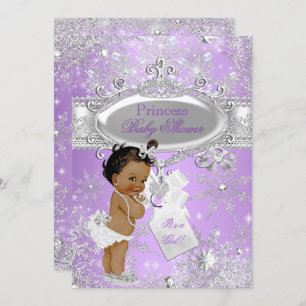 Invitation Baby shower d'hiver de Princess