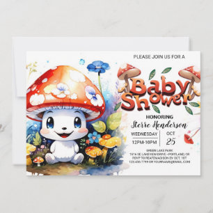 Invitation Baby shower d'Imaginaire de forêt lunaire