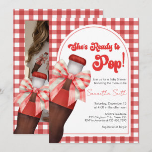 Invitation Baby Shower Elle est Prête à Accoucher