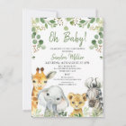Baby shower Eucalyptus Safari neutre pour les femm