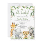 Baby shower Eucalyptus Safari neutre pour les femm