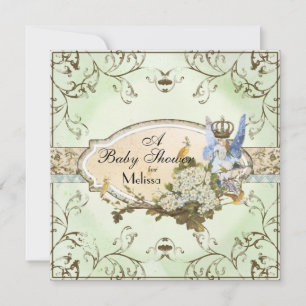 Invitation baby shower - Féerie enchantée Princess