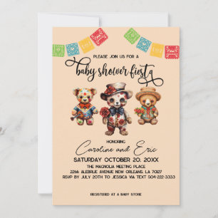 Invitation Baby shower Fiesta Día de los Muertos