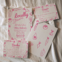 Baby shower Fille Localement Cultivé À La Main Tir