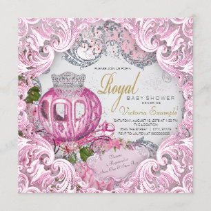 Invitation Baby Shower Fille Princesse Royale