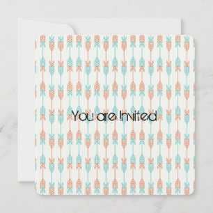 Invitation Baby shower Flèches