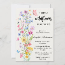 Baby shower fleur sauvage Boho