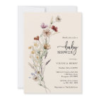 Baby shower fleur sauvage Boho