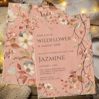 Baby shower Fleur sauvage Boho Terracotta de Cotta