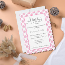 Baby Shower Fleurs Roses
