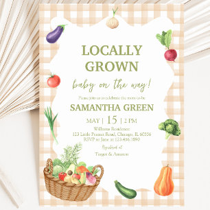 Invitation Baby-Shower "Fruits de notre Terroir"