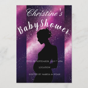Invitation Baby shower Galaxy