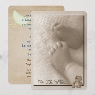 Invitation Baby shower garçon