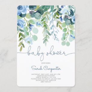 Invitation Baby shower garçon