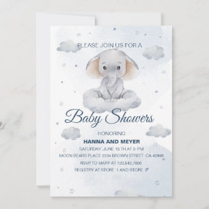 Invitation Baby shower garçon