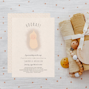 Invitation Baby shower genre neutre Little Bundle
