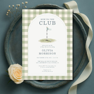 Invitation Baby-Shower Golf