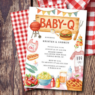 Invitation Baby shower Grillin et Chillin