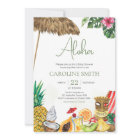 Baby shower hawaïen tropical d'Aloha