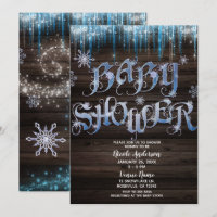 Baby Shower Hiver Merveilleux Glaçons Gelés