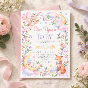 Invitation Baby Shower Il était une fois