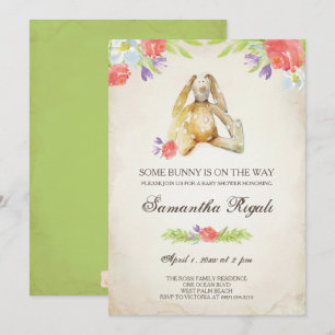 Invitation Baby shower ~ Invitation Bunny