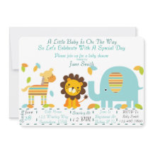 Baby Shower Jungle (Garçon)