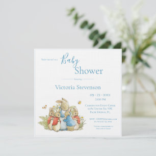 Invitation Baby shower lapin lapin