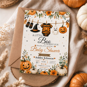 Invitation Baby Shower Little Boo
