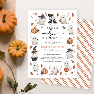 Invitation Baby Shower Little Boo