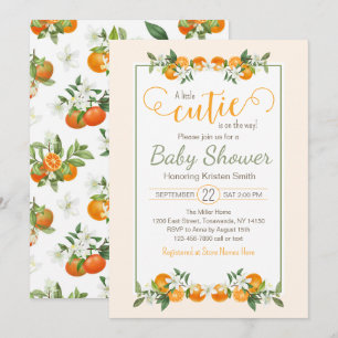 Invitation Baby shower Little Cutie