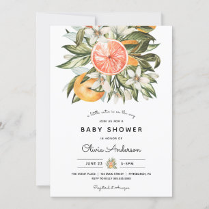 Invitation Baby shower Little Cutie