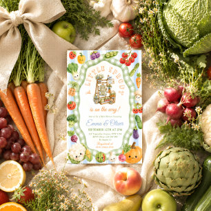 Invitation Baby Shower Little Sprout Boy