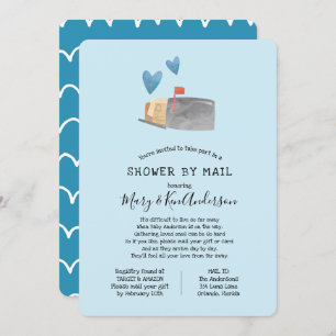 Invitation Baby shower longue distance par courrier