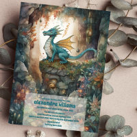 Baby shower magique de dragon mystique