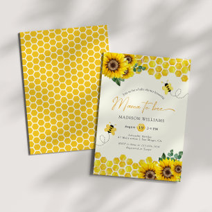 Invitation Baby Shower Mama To Bee
