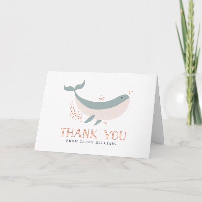 Invitation Baby shower Marine Life (Devant)