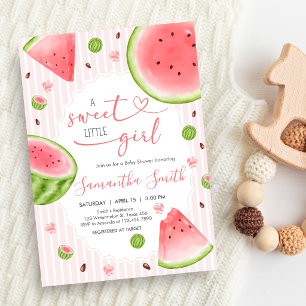 Invitation Baby Shower Melon d'eau