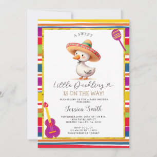 Invitation Baby shower mexicain Goose Fiesta