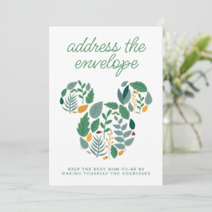 Invitation Baby shower Mickey Souris Adresse Une Enveloppe