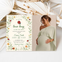 Baby Shower Mignonne Coccinelle Punaise de l'Amour