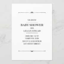 Baby shower moderne mignon et neutre