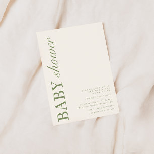 Invitation Baby shower moderne Modèle d'invitation