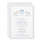Baby shower Monogram Rocking Horse Pour La Fête De