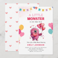 Baby shower Monstre drôle