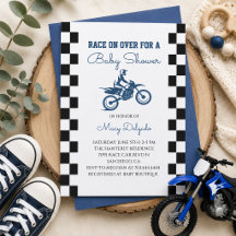 Baby Shower Moto Cross