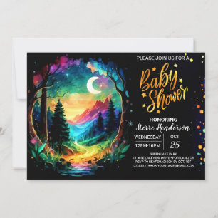 Invitation Baby shower mystique Grove Boho