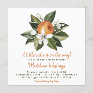 Invitation Baby shower neutre entre les sexes de la culture o